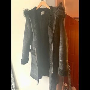 ASOS oversized faux shearling parka